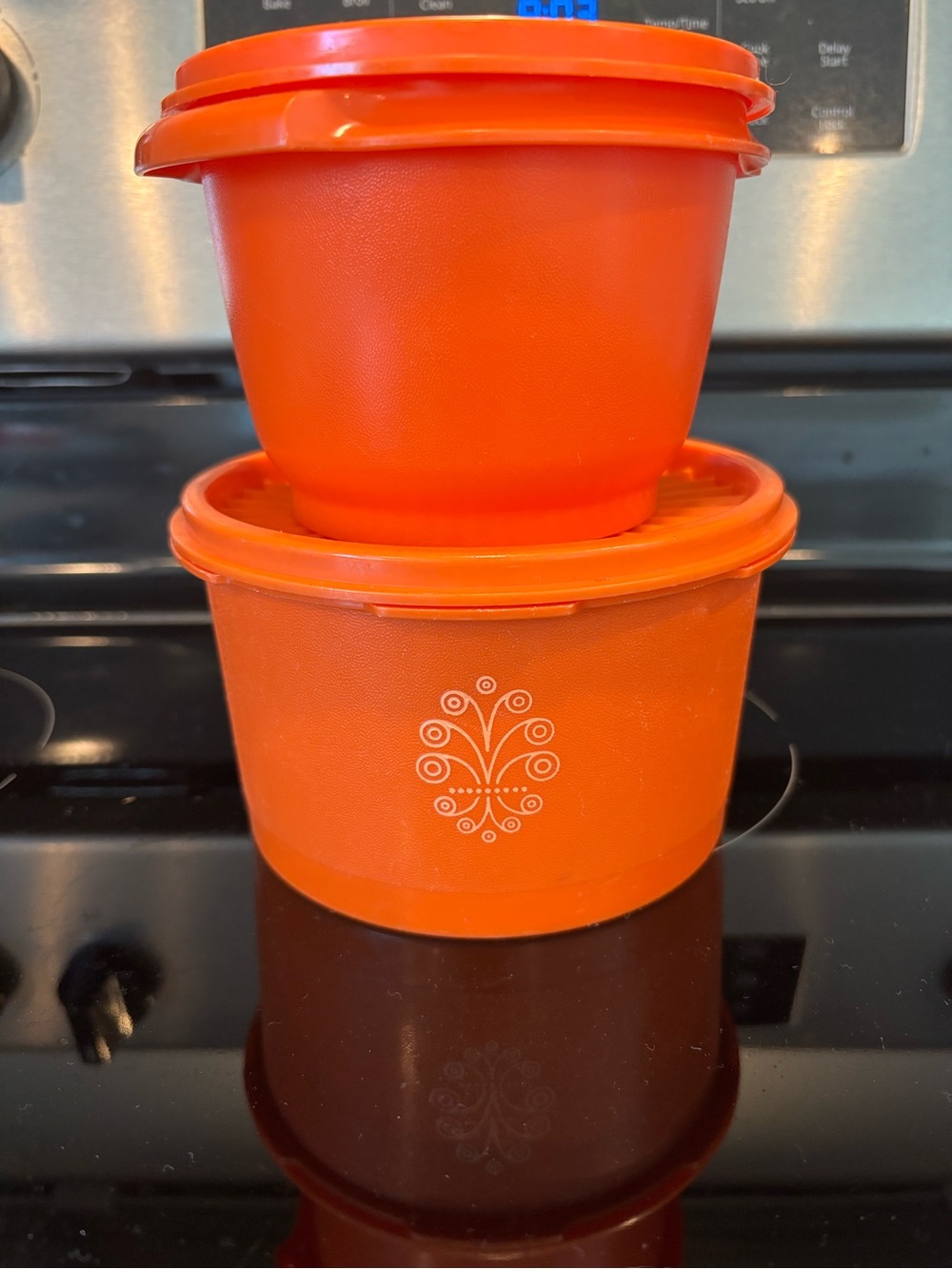 Set of two vintage Tupperware Containers